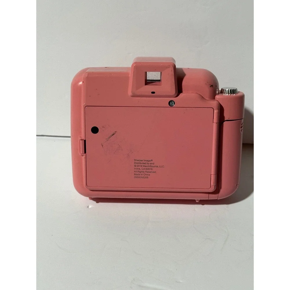 Sharper Image Instant Camera Pink 60mm Camera Untested for parts only